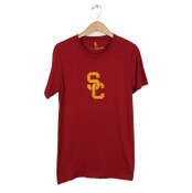 USC Trojan Basics Team Trojan Cardinal SC Interlock Mid Sized T-Shirt